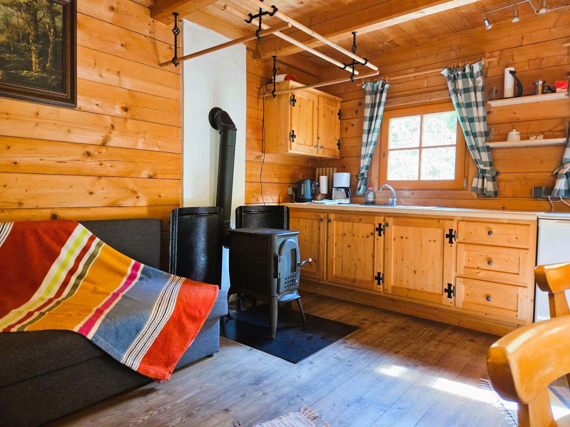 Mühlenhütte am Privatteich im Mostviertel