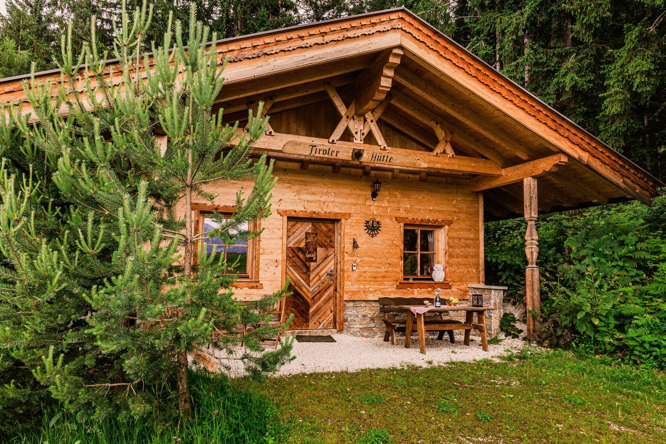 Tiroler Hütte am Karwendelgebirge