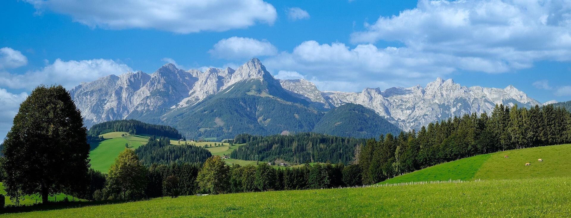 Das schöne Land Salzburg am Tennengau.